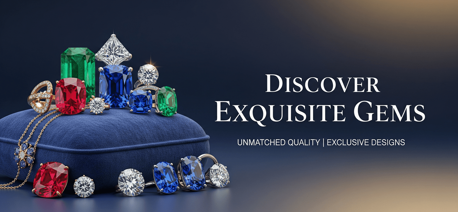 main banner of gems website